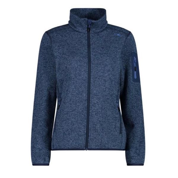 Bluza damska turystyczna CMP 3H14746. Niebieskie bluzy damskie CMP, bez wzorów, bez kaptura. W wyprzedaży za 209.99 zł.