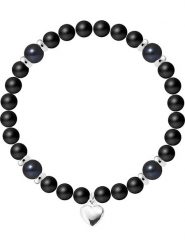 Pearline Bransoletka perłowa z elementami ozdobnymi rozmiar: onesize. Niebieskie bransoletki damskie Pearline, srebrne. Za 173.99 zł.