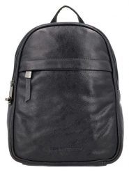 HIDE & STITCHES Skórzany plecak w kolorze czarnym - 20 x 27 x 12 cm rozmiar: onesize. Czarne plecaki HIDE & STITCHES, bez wzorów, z materiału. Za 252.99 zł.