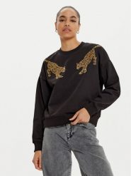 Lola Casademunt by Maite Bluza MF2411017 Czarny Regular Fit. Czarne bluzy damskie Lola Casademunt by Maite, s, bez wzorów, z bawełny, bez kaptura. Za 339.99 zł.