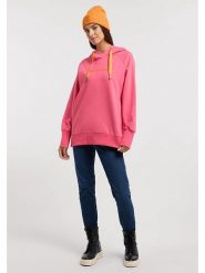ELBSAND Bluza "Svana" w kolorze różowym rozmiar: M. Różowe bluzy damskie ELBSAND, m, bez wzorów, z kapturem. Za 184.46 zł.