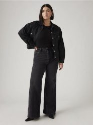 Levi's Dżinsy "Ribcage" - Flared fit - w kolorze antracytowym rozmiar: W30/L30. Czarne jeansy damskie Levi's, z podwyższonym stanem. Za 254.95 zł.