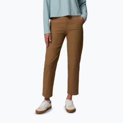 Spodnie damskie Columbia ROC Straight Leg. Brązowe spodnie dresowe damskie Columbia, bez wzorów. Za 299.99 zł.