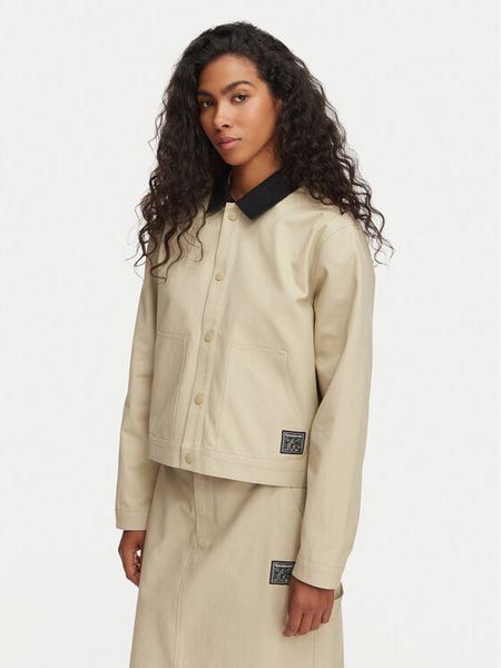 Reebok Kurtka przejściowa Tekla RK25699CCW Beżowy Regular Fit. Brązowe kurtki damskie Reebok, xs, bez wzorów, z bawełny, bez kaptura. Za 360.99 zł.