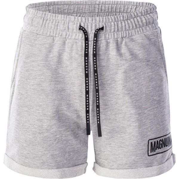 Damskie Sportowe spodenki dresowe Magnum Caprea Shorts. Szare spodenki sportowe damskie MAGNUM, xl, bez wzorów, z dresówki. W wyprzedaży za 104.15 zł.