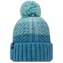 Czapka BUFF KNITTED & FLEECE BAND BEANIE AKNA TOURMALINE. Niebieskie czapki damskie Buff, bez wzorów. W wyprzedaży za 118.93 zł.