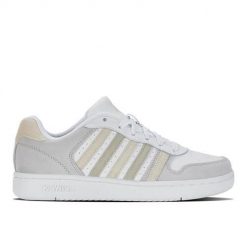 Buty do chodzenia damskie K-Swiss Court Palisades. Szare obuwie sportowe damskie K-SWISS, z materiału, bez zapięcia, trekkingowe. Za 251.00 zł.