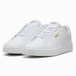 Buty Sportowe Damskie Puma Grounded SL. Białe obuwie sportowe casual damskie Puma, trekkingowe. Za 202.50 zł.