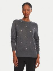 Lola Casademunt by Maite Sweter MF2511012 Szary Regular Fit. Szare swetry klasyczne damskie Lola Casademunt by Maite, m, z syntetyku, bez kołnierzyka. Za 579.99 zł.