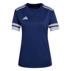 Adidas Sport Squa25 Jsy W Koszulka Damskie. Niebieskie koszulki damskie Adidas, s, bez wzorów, bez kołnierzyka, bez ramiączek. Za 69.00 zł.