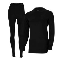 Zestaw Termoaktywny Damski - Koszulka + Legginsy - Czarny. Czarne legginsy damskie XTREME, l, bez wzorów, z elastanu. Za 221.30 zł.