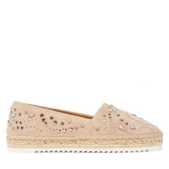 Espadryle Alma En Pena. Brązowe espadryle damskie Alma En Pena, bez wzorów, bez obcasa. Za 459.99 zł.