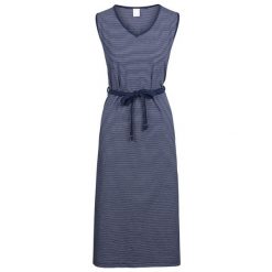 Trespass Loretta - Damska sukienka na co dzień w granatowe paski. Niebieskie sukienki damskie Trespass, bez wzorów, sportowe, bez ramiączek. Za 245.99 zł.