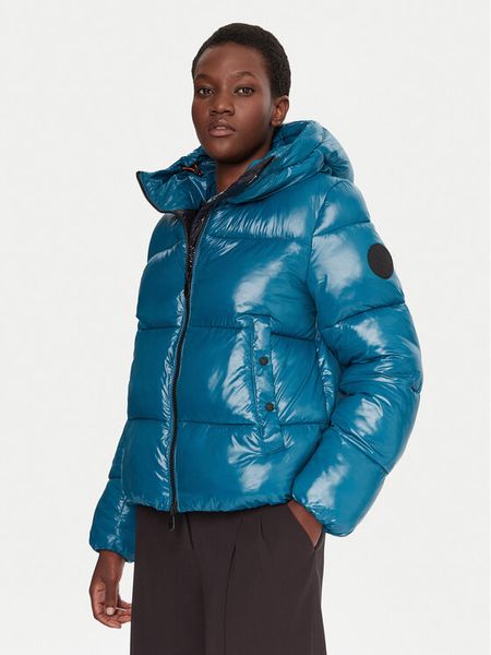 Save The Duck Kurtka zimowa D31989W LOVE21 Niebieski Regular Fit. Niebieskie kurtki damskie Save the duck, na zimę, bez wzorów, z syntetyku, bez kaptura. Za 969.00 zł.