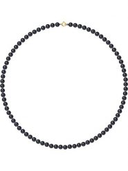 Mitzuko Naszyjnik w kolorze tahiti z perłami - dł. 42 cm rozmiar: onesize. Czarne naszyjniki damskie Mitzuko, z perłą, złote. Za 565.99 zł.