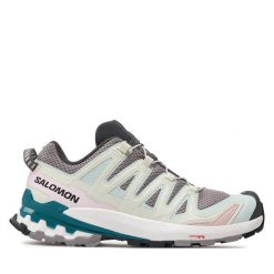 Trekkingi Salomon. Szare obuwie trekkingowe damskie Salomon, bez zapięcia. Za 569.99 zł.