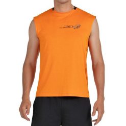 T-shirt Sleeveless Bullpadel Beleno. Brązowe t-shirty damskie bullpadel, bez wzorów, bez kołnierzyka. W wyprzedaży za 136.05 zł.