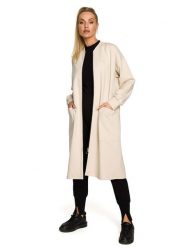 Made of emotion Bluza w kolorze jasnobeżowym rozmiar: S. Brązowe bluzy damskie Made Of Emotion, s, bez wzorów, bez kaptura. Za 159.95 zł.