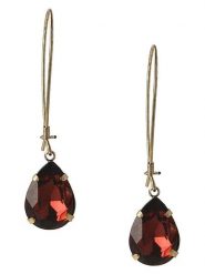 Otazu Pozłacane kolczyki z kryształami Swarovski rozmiar: onesize. Brązowe kolczyki damskie Otazu, z kryształem, pozłacane. Za 100.99 zł.