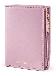 Puccini Skórzany portfel "Zen" w kolorze jasnoróżowym - 8,5 x 11,5 x 2 cm rozmiar: onesize. Różowe portfele damskie Puccini, bez wzorów, z materiału. Za 161.73 zł.