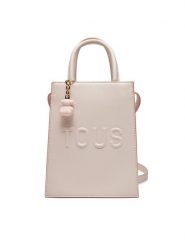 TOUS Torebka Brenda 2002105915 Różowy. Czerwone torebki klasyczne damskie tous, ze skóry, bez dodatków. Za 549.99 zł.