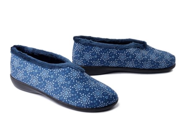 ADANEX 29171 DIP6VV granatowy, kapcie damskie. Niebieskie kapcie damskie Adanex. Za 86.99 zł.