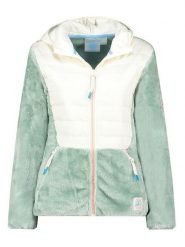 Canadian Peak Kurtka polarowa "Typologieak" w kolorze miętowo-białym rozmiar: XXL. Zielone kurtki damskie Canadian Peak, xxl, bez wzorów, z materiału, bez kaptura. Za 141.95 zł.