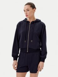 Gaudi Bluza 511BD64003 Granatowy Regular Fit. Niebieskie bluzy damskie Gaudi, l, bez wzorów, z syntetyku, bez kaptura. Za 319.99 zł.