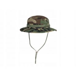 Kapelusz boonie z odpinaną osłoną karku US Woodland rozm L. Brązowe kapelusze damskie HELIKON-TEX, bez wzorów, sportowe. Za 46.99 zł.