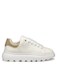 Geox Sneakersy J Puffypop J55MRA 000BC C0588 M Biały. Białe buty sportowe dziewczęce Geox, bez wzorów, ze skóry, bez zapięcia. Za 159.99 zł.