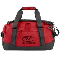 Torba Duffle Highlander Hauler. Czerwone torby sportowe Highlander, bez wzorów, z materiału, duże. Za 340.00 zł.