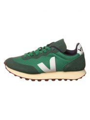 Veja Sneakersy "Rio Branco" w kolorze zielono-białym rozmiar: 36. Białe obuwie sportowe damskie Veja, z materiału, bez zapięcia. Za 325.03 zł.