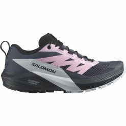 Obuwie Sportowe Damskie Running Salomon Sense Ride 5. Szare obuwie sportowe damskie Salomon, z materiału, bez zapięcia, do biegania. W wyprzedaży za 449.00 zł.