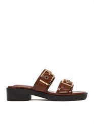 Beverly Hills Polo Club Klapki CEO-HY7006-1 Brązowy. Brązowe klapki damskie Beverly Hills Polo Club, bez wzorów, z materiału, bez obcasa, bez zapięcia. Za 179.99 zł.