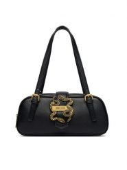 Just Cavalli Torebka Iconic Snakes 81RA4BA5 ZSA89 Czarny. Czarne torebki klasyczne damskie Just Cavalli, ze skóry, bez dodatków. Za 819.99 zł.