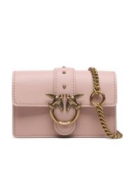 Pinko Torebka Love One Micro C PE 23 PCPL 100064 A0F1 Różowy. Czerwone torebki wieczorowe damskie Pinko, bez wzorów, ze skóry, bez dodatków. Za 469.99 zł.