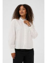 Kaffe Koszula w kolorze białym rozmiar: 40. Białe koszule damskie Kaffe, z aplikacjami, z bawełny, bez kołnierzyka, bez ramiączek. Za 104.99 zł.