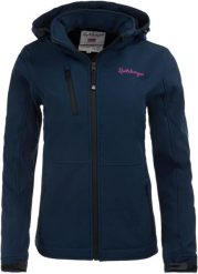 Damska kurtka softshell Spitsbergen Norway 3-warstwowa granatowa. Niebieskie kurtki damskie Erima, m, bez wzorów, z dzianiny, bez kaptura. Za 363.99 zł.