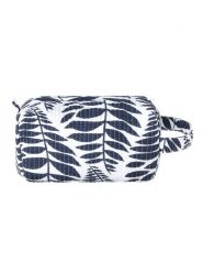 BLE Kosmetyczka w kolorze biało-granatowym - 22 x 10 x 10 cm rozmiar: onesize. Białe kosmetyczki damskie BLE, bez wzorów, z materiału. Za 36.95 zł.