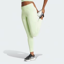 Legginsy DailyRun 7/8. Zielone legginsy damskie Adidas, xs, bez wzorów. Za 299.00 zł.