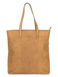 SPARWELL Skórzany shopper bag "Ashlee" w kolorze jasnobrązowym - 39 x 41 x 9 cm rozmiar: onesize. Brązowe shopper bag SPARWELL, bez wzorów, z materiału, na ramię, bez dodatków. Za 263.53 zł.
