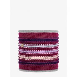 Komin na szyję E9 Tubo Stripe 2.2 - sangria. Czerwone kominy damskie E9, bez wzorów. Za 130.99 zł.