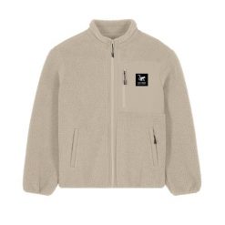 Kurtka z podszewką Sherpa - Klasyczny krój / Recyklingowana (Beżowa). Brązowe kurtki damskie SURF MONKEY, m, bez wzorów, z materiału, bez kaptura. Za 649.95 zł.