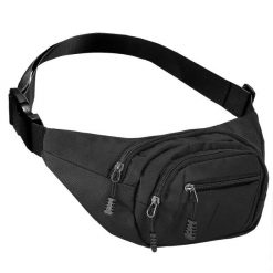 Saszetka biodrowa Springos nerka sportowa. Czarne nerki i saszetki damskie Springos, bez wzorów. Za 19.99 zł.