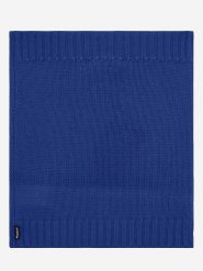Ecoalf Wełniany szal-koło w kolorze niebieskim - 24,5 x 30 cm rozmiar: onesize. Niebieskie szaliki damskie Ecoalf, bez wzorów, ze skóry. Za 122.96 zł.