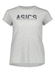 Asics Koszulka sportowa "Katakana" w kolorze szarym rozmiar: S. Szare koszulki sportowe damskie Asics, s, bez wzorów, bez ramiączek, outdoorowe. Za 69.58 zł.