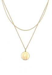 Elli Damski warstwowy z zawieszką w kształcie fali ze srebra próby 925 Sterling Silver Naszyjniki 1 ct. Szare naszyjniki damskie Elli, srebrne. Za 249.89 zł.