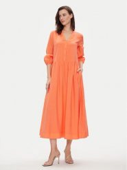 JOOP! Sukienka letnia 30042067 Pomarańczowy Regular Fit. Brązowe sukienki damskie Joop!, bez wzorów, z lyocellu, bez ramiączek. Za 689.99 zł.
