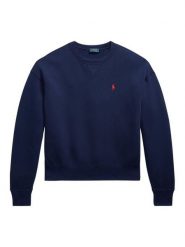 Polo Ralph Lauren Bluza 211978306504 Granatowy Regular Fit. Niebieskie bluzy damskie Polo Ralph Lauren, xs, bez wzorów, z bawełny, bez kaptura. Za 819.99 zł.