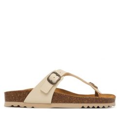 Japonki Scholl. Czarne klapki damskie Scholl, bez wzorów, bez obcasa, bez zapięcia. Za 252.99 zł.